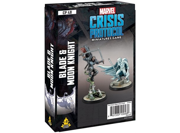 Marvel Crisis Protocol Blade/Moon Knight Expansion till Marvel Crisis Protocol 