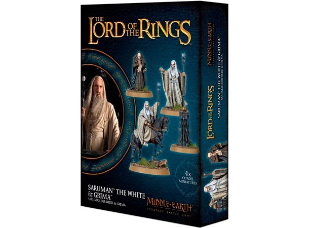 Saruman the White & Grima Wormtongue Middle-Earth Strategy Battle Game 