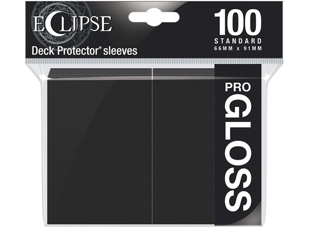 Sleeves Eclipse Pro Gloss Svart x100 Ultra Pro Kortskydd / Deck Protector 