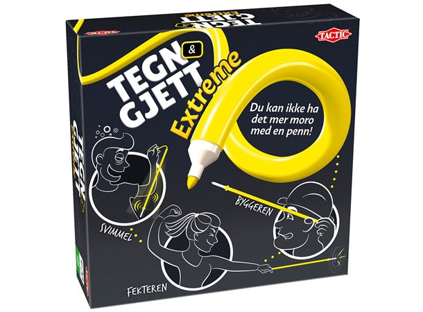 Tegn & Gjett Extreme Brettspill Norsk utgave 