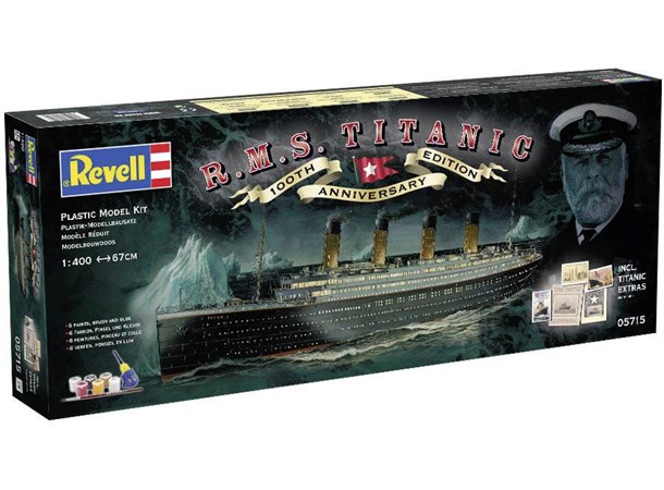 Titanic 100 Years Special Ed Starter Revell 1:400 Byggsats Starter Set 