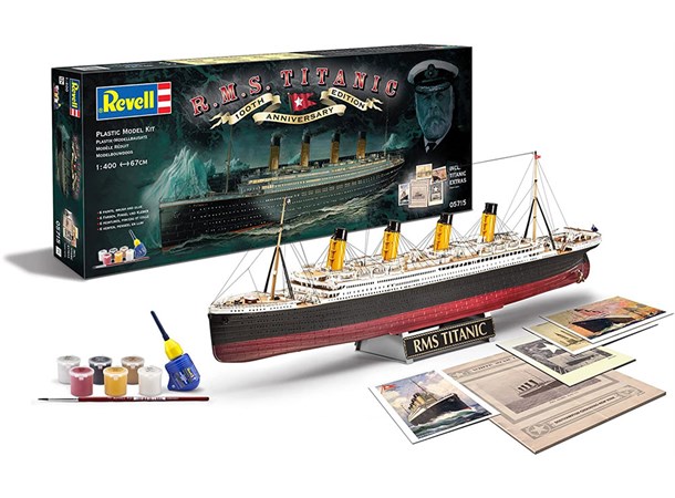 Titanic 100 Years Special Ed Starter Revell 1:400 Byggsats Starter Set 