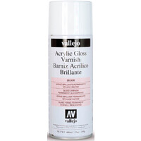 Vallejo Acrylic Gloss Varnish 400ml Sprayburk med glansig klarlack