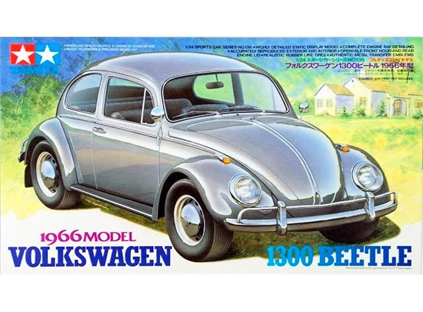 Volkswagen 1300 Beetle Tamiya 1:24 Byggesett 