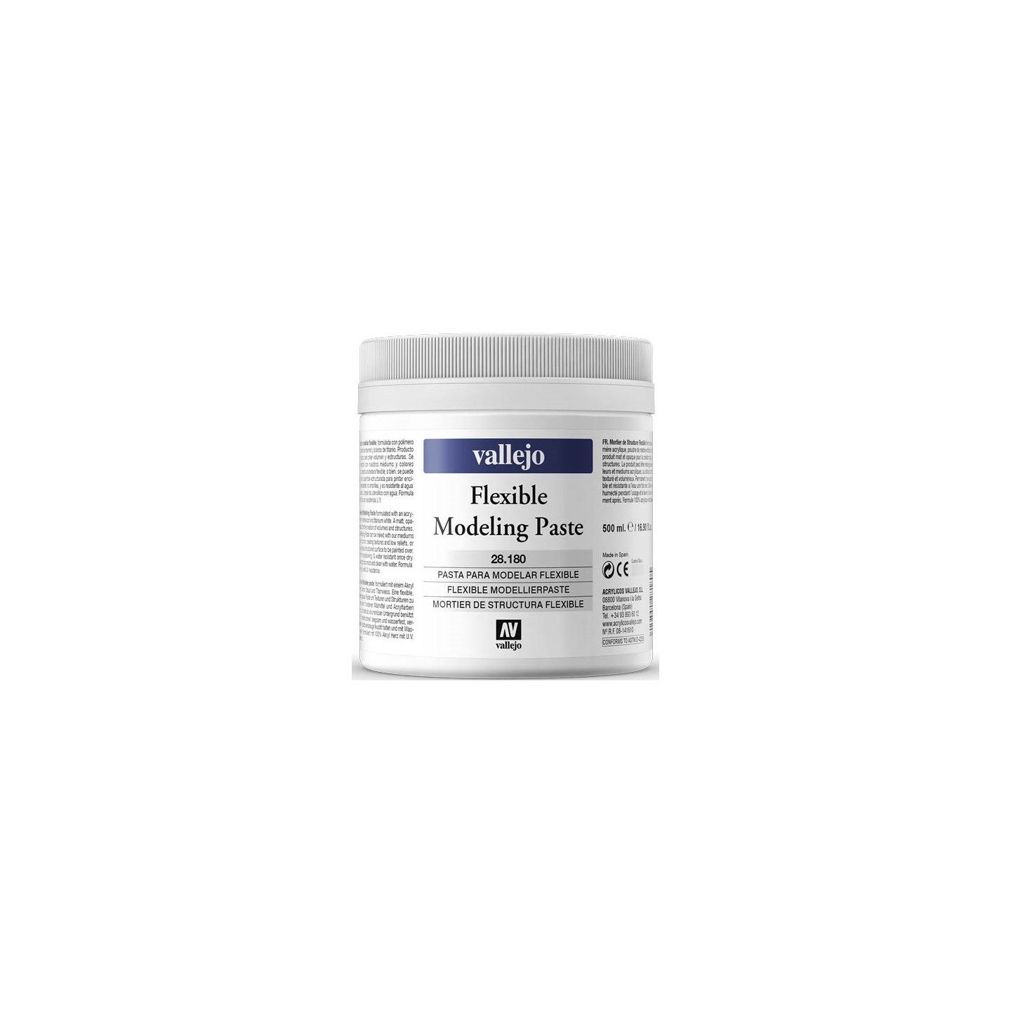Vallejo Flexible Modelling Paste 500ml