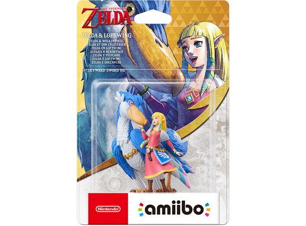 Amiibo Figur Zelda & Loftwing The Legend of Zelda Skyward Sword HD 