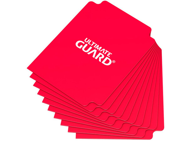 Card Dividers x10 Röd Ultimate Guard