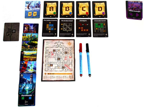 Cartographers Brädspel A Roll Player Tale 