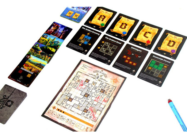 Cartographers Brädspel A Roll Player Tale 