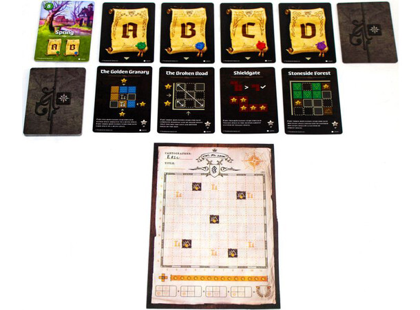 Cartographers Brädspel A Roll Player Tale 