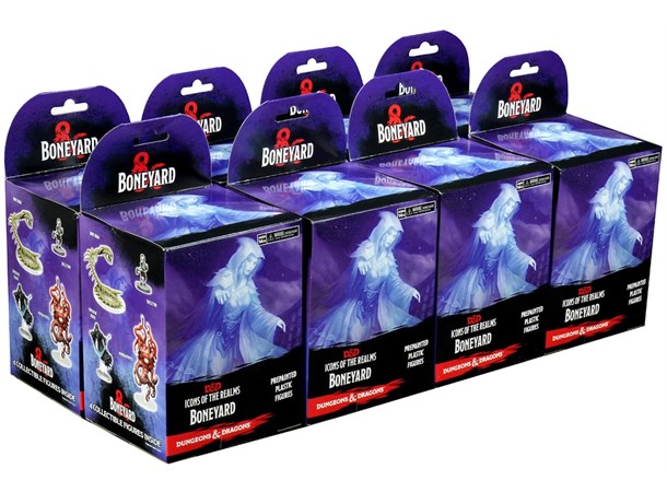 D&D Figur Icons Boneyard Brick Display - 8 lådor med 4 figurer per låda 