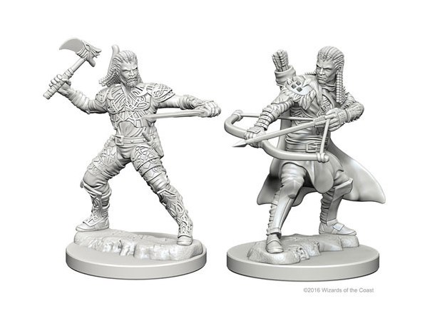 D&D Figur Nolzur Human Ranger Male Nolzur's Marvelous Miniatures - Ej målad 