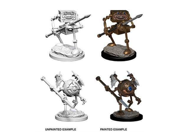 D&D Figur Nolzur Monodrone & Duodrone Nolzur's Marvelous Miniatures - Ej målad 