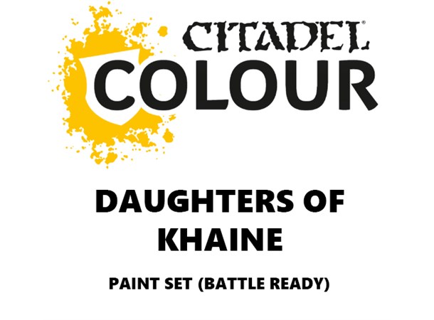 Daughters of Khaine Paint Set Battle Ready Paint Set för din armé 