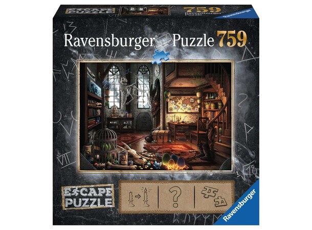 Escape Dragon Laboratory 759 bitar Ravensburger Escape Room Puzzle 