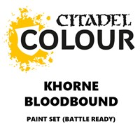 Khorne Bloodbound Paint Set Battle Ready Paint Set för din armé