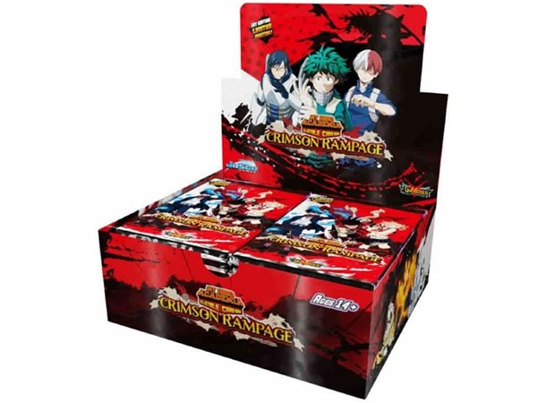 My Hero Academia CCG Series 2 Display Crimson Rampage 