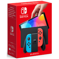 Nintendo Switch Hårdvara Röd/Blå OLED 