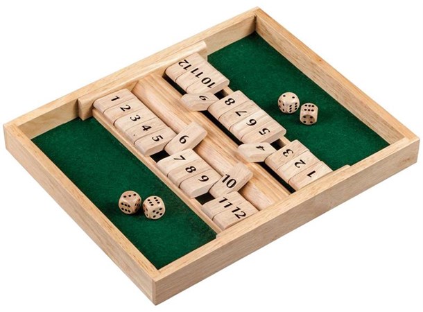 Shut the Box 12er - 2 spiller variant 