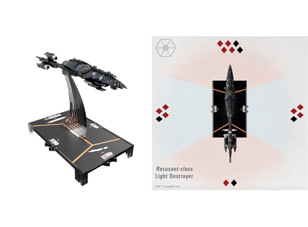 Star Wars Armada Recusant Class Dest Exp Utvidelse til Star Wars Armada 