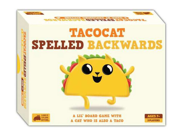 Tacocat Spelled Backwards Brädspel