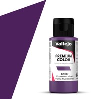 Vallejo Premium Fluo Violet 60ml Premium Airbrush Color - Fluorescent