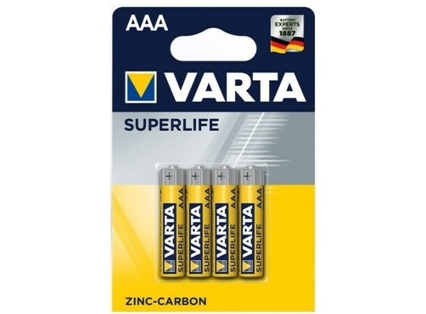 Batteri AAA 4-pack Trippel A batteri alkalisk 