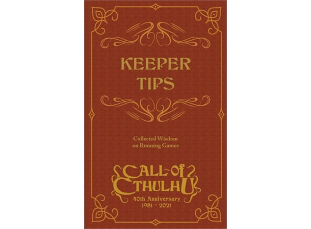 Call of Cthulhu RPG Keeper Tips Book Collected Wisdom 