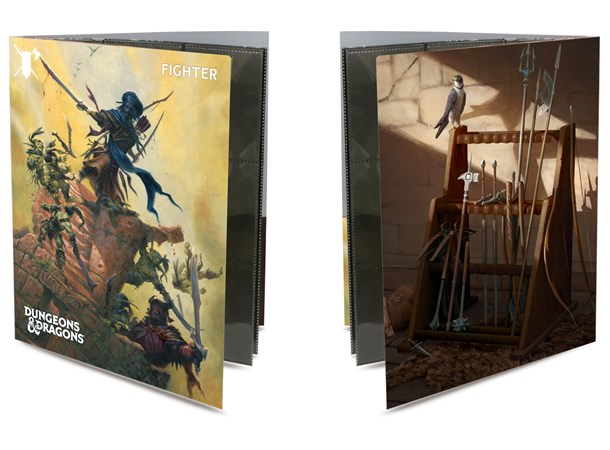 D&D Character Class Folio Fighter Dungeons & Dragons 