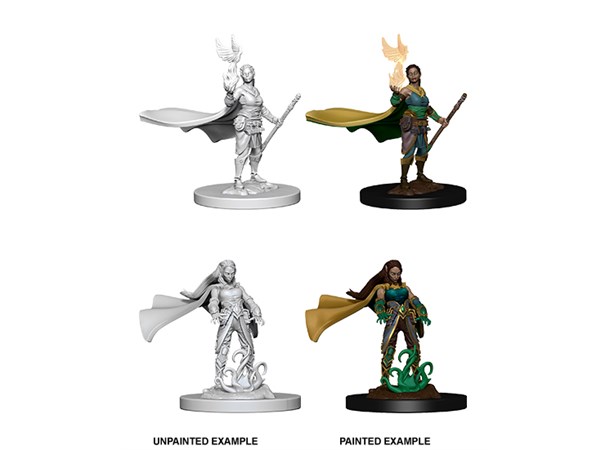 D&D Figur Nolzur Elf Druid Female Nolzur's Marvelous Miniatures - Ej målad 