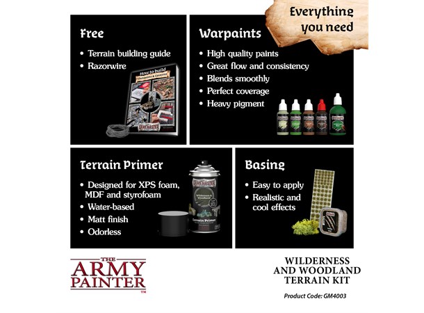 GameMaster Terrain Kit Wilderness & Wood The Army Painter 