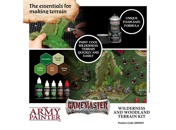 GameMaster Terrain Kit Wilderness & Wood The Army Painter 
