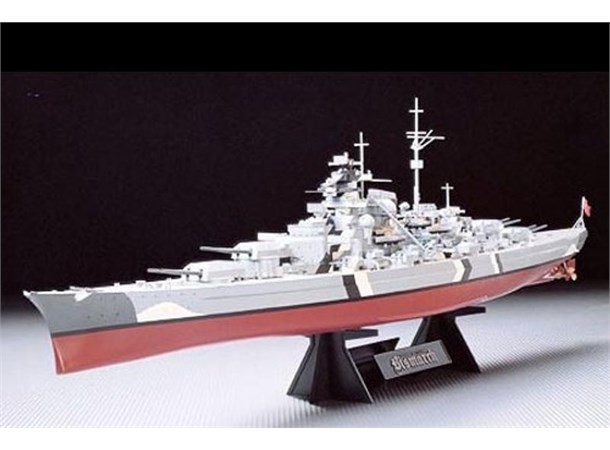 German Battleship Bismarck Tamiya 1:350 Byggsats 