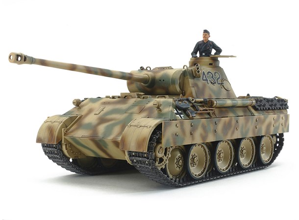 German Tank Panther Ausf.D Tamiya 1:48 Byggsats 