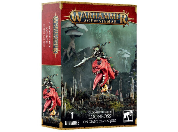 Gloomspite Gitz Loonboss Giant Cave Squi Warhammer Age of Sigmar 
