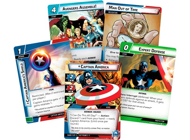 Marvel Champions TCG Captain America Exp Expansion Marvel Champions The Card Game 