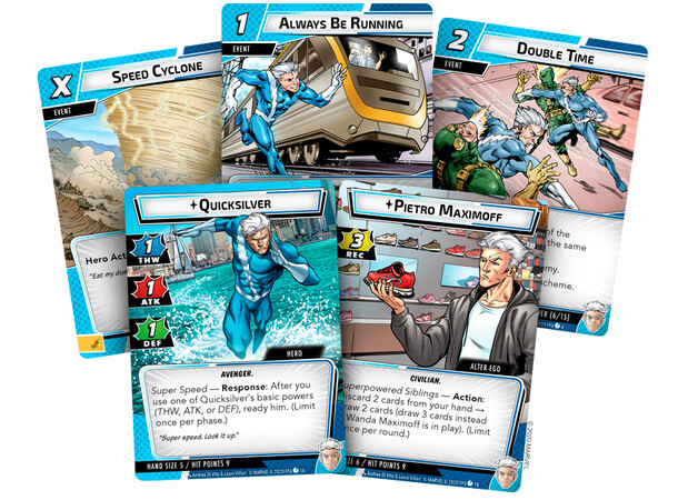 Marvel Champions TCG Quicksilver Exp Expansion Marvel Champions The Card Game 