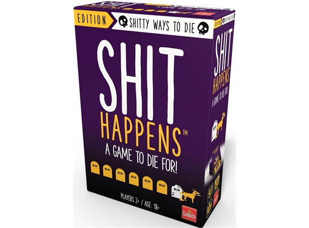 Shit Happens Shitty Ways to Die Edition Frittstående Expansion till Shit Happens 