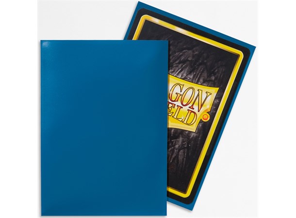 Sleeves Classic Blue x100 - 63x88 m/box Dragon Shield Kortskydd m/deckbox 