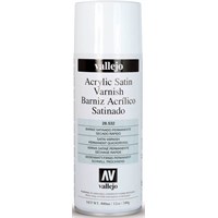 Vallejo Acrylic Satin Varnish 400ml Satin/Semi-matt Klarlack Sprayburk