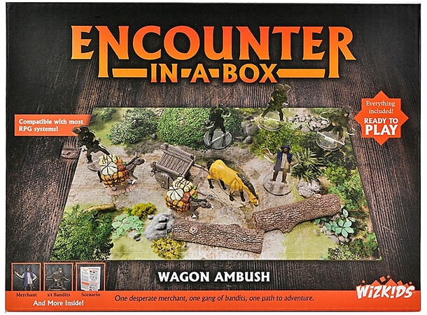 Warlock Tiles Encounter Wagon Ambush Encounter in a Box 
