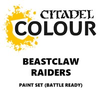 Beastclaw Raiders Paint Set Battle Ready Paint Set för din armé
