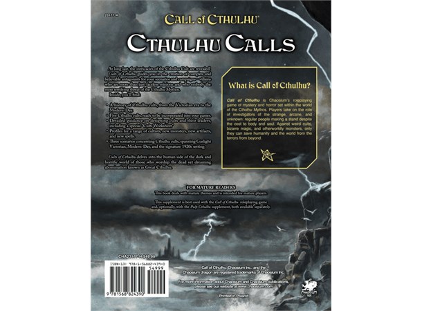 Call of Cthulhu RPG Cults of Cthulhu 
