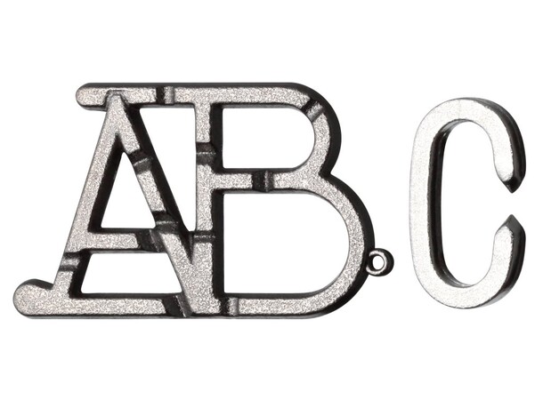Cast Puzzle 1/6 ABC Hjärngympa i metall Svårighetsgrad 1/6 