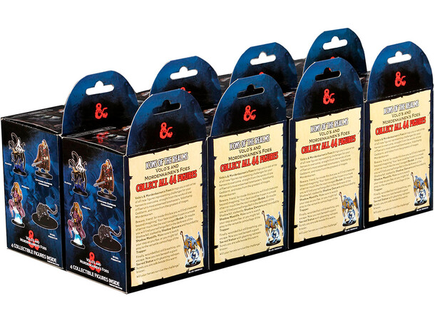 D&D Figur Icons Volos/Mordenkainen Brick Display - 8 lådor med 4 figurer per låda 