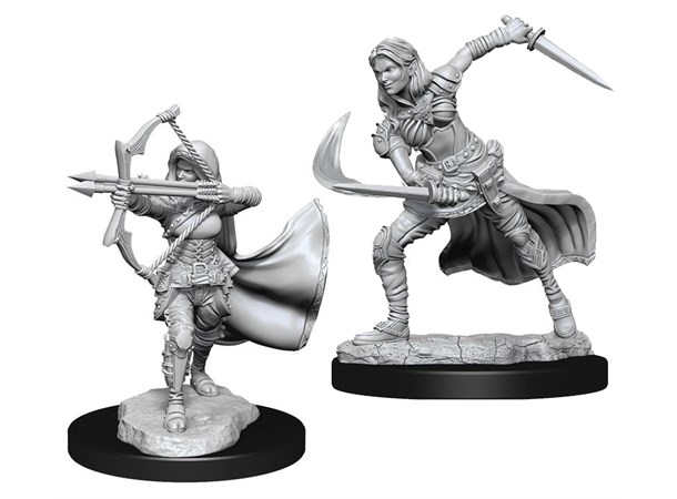 D&D Figur Nolzur Air Genasi Female Nolzur's Marvelous Miniatures - Ej målad 