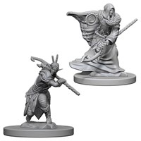 D&D Figur Nolzur Elf Druid Male Nolzur's Marvelous Miniatures - Ej målad