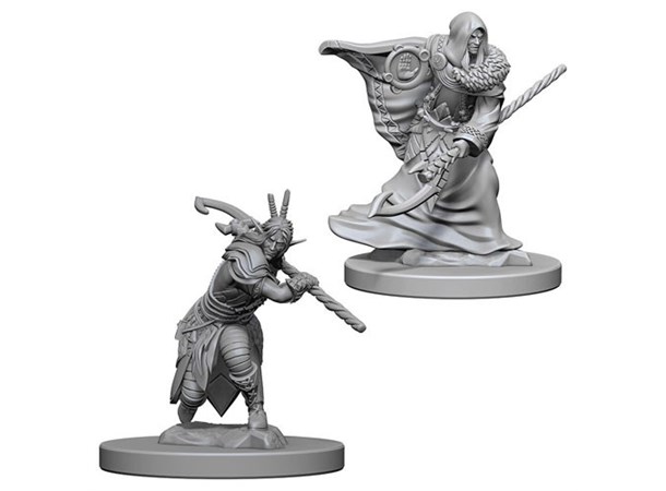 D&D Figur Nolzur Elf Druid Male Nolzur's Marvelous Miniatures - Ej målad 