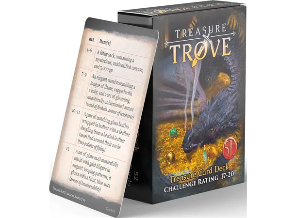 D&D Treasure Trove Deck CR 17-20 Dungeons & Dragons - 52 kort 