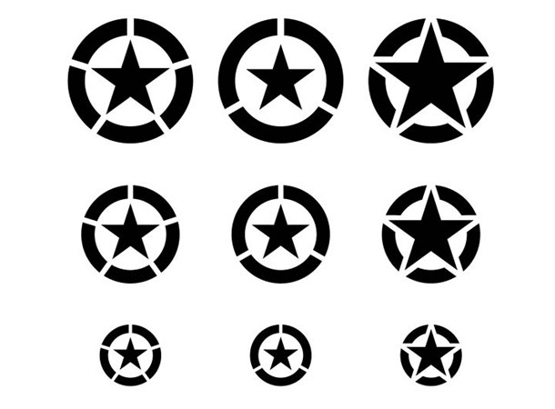 Hobby Stencils USAF Markings Vallejo 